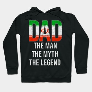 Iranian Cat Dad The Man The Myth The Legend - Gift for Iranian Cat Dad With Roots From Iranian Cat Hoodie